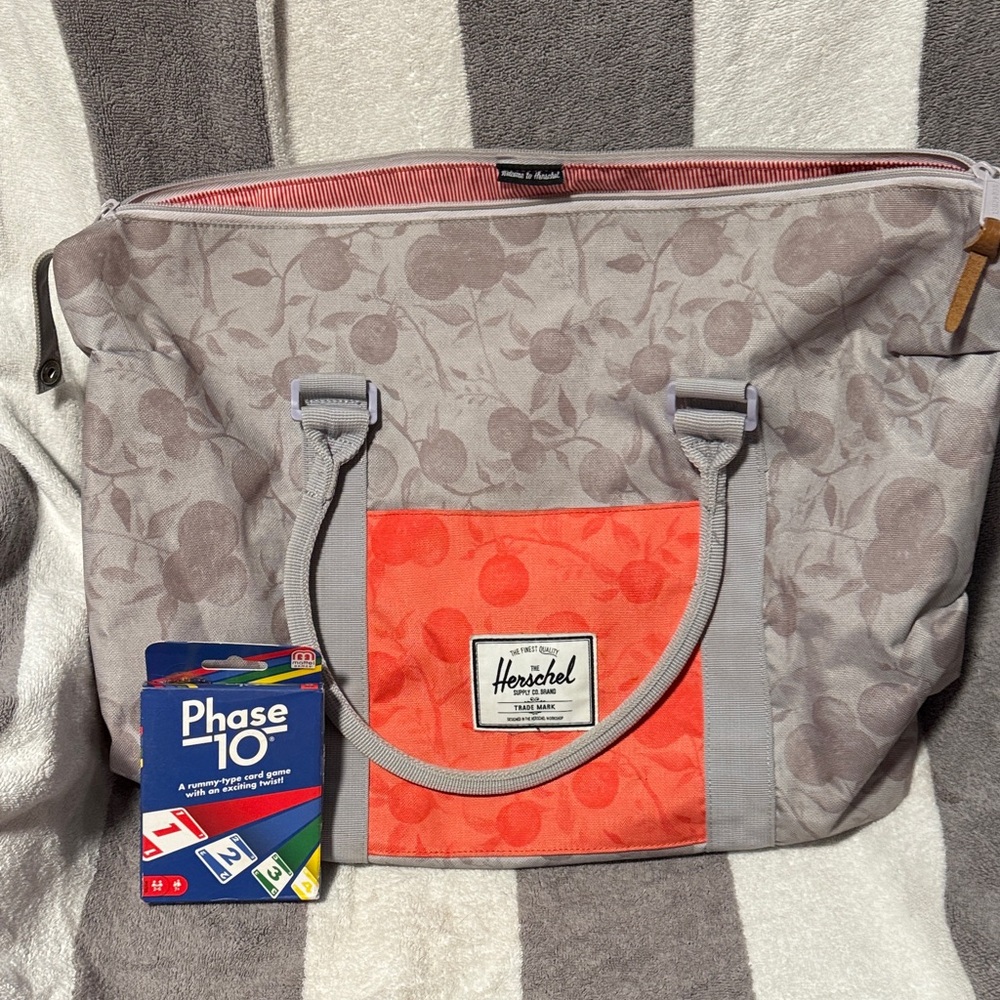 Herschel Women's Travel Bag - Gray and Orange